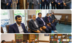 رئیس هیئت مدیره سازمان نظام صنفی رایانه‌ای استان و مدیران حوزه ارتباطات و فناوری اطلاعات با نماینده ولی‌فقیه در آذربایجان‌شرقی دیدار کردند.
