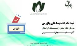 ثبت نام کاندیداهای بازرس سازمان نظام صنفی رایانه ای استان آذربایجان شرقی در سال ۱۴۰۱