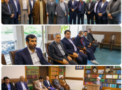 رئیس هیئت مدیره سازمان نظام صنفی رایانه‌ای استان و مدیران حوزه ارتباطات و فناوری اطلاعات با نماینده ولی‌فقیه در آذربایجان‌شرقی دیدار کردند.